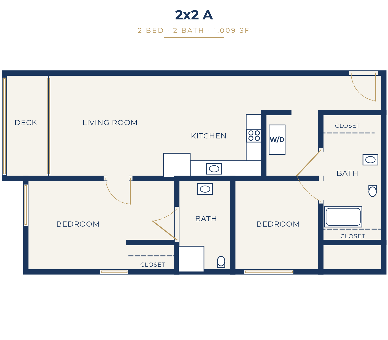 2x2 A floor plan