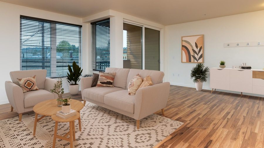 Bright living rooms